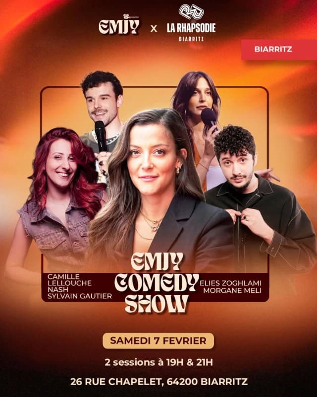 EMJY Comedy Show à La Rhapsodie (Biarritz)