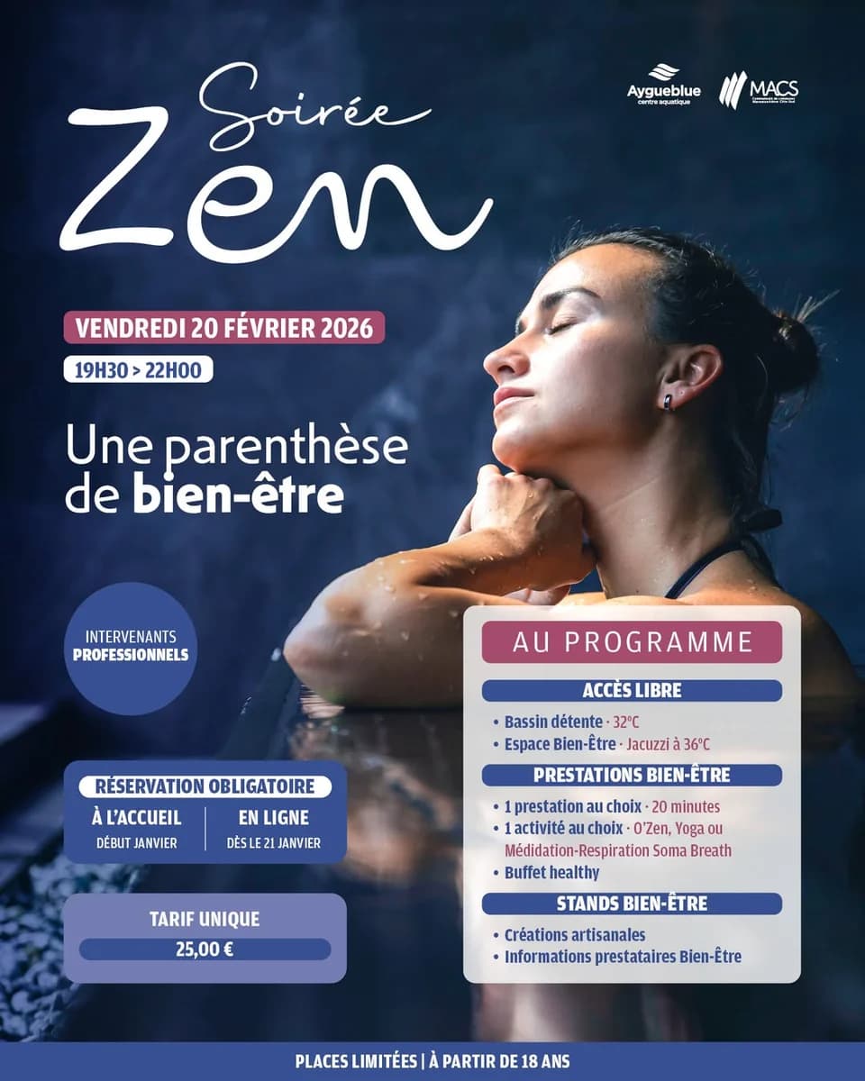 Soirée Zen : une parenthèse de bien-être à Aygueblue