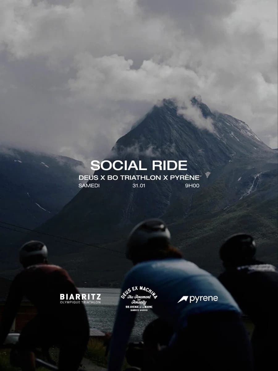 Social Ride : sortie vélo au départ du Deus Café Biarritz