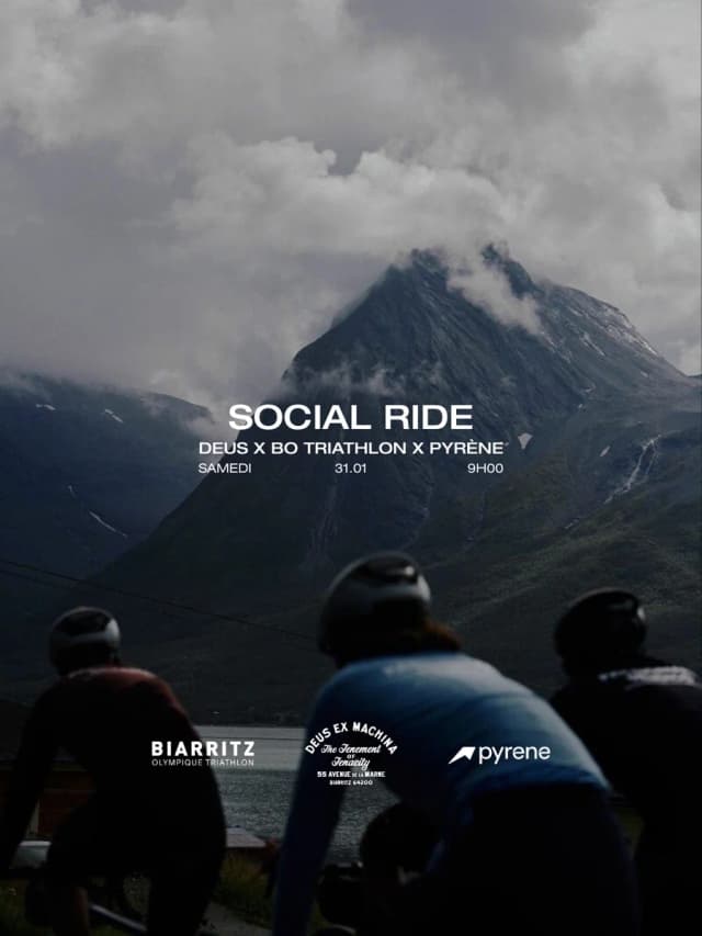 Social Ride : sortie vélo au départ du Deus Café Biarritz