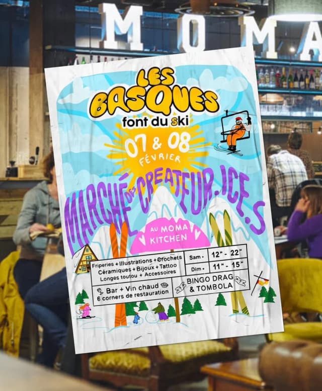 Les Basques font du Ski : week-end marché & vibes montagne au MOMA