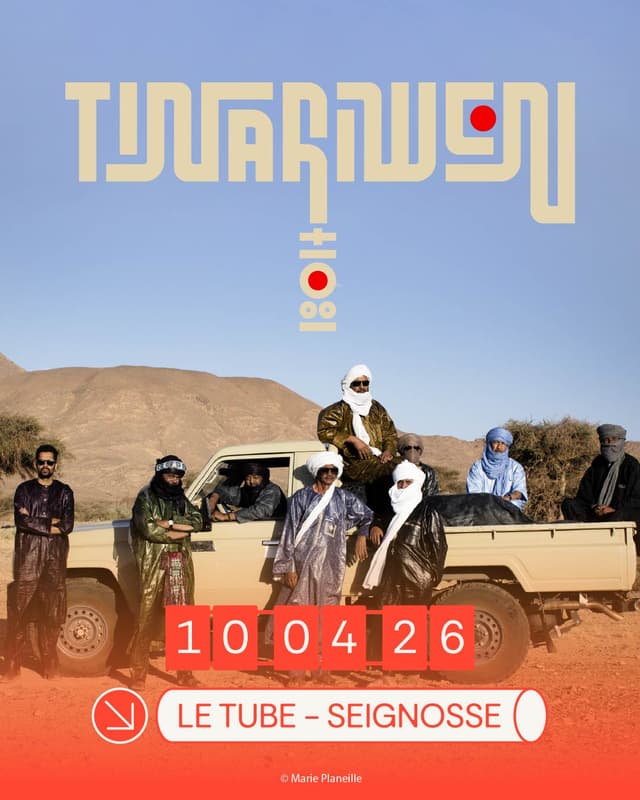 Tinariwen en concert – Blues du désert au Tube