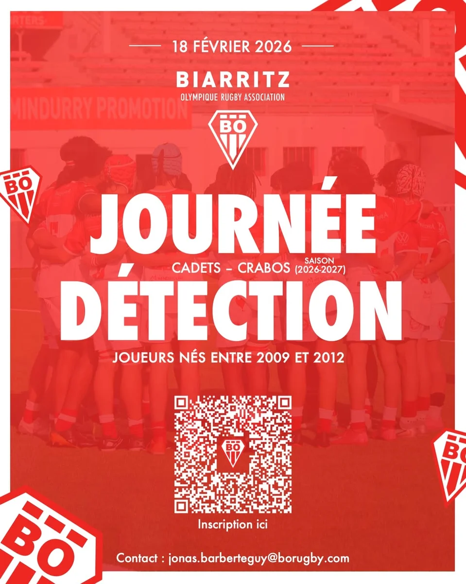 Journée de détection BO Rugby (Cadets & Crabos)