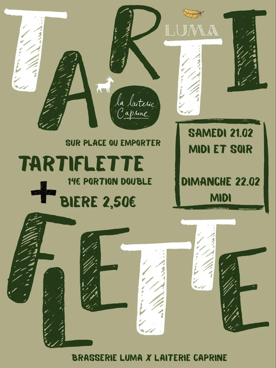 Week-end tartiflette à la Brasserie Luma
