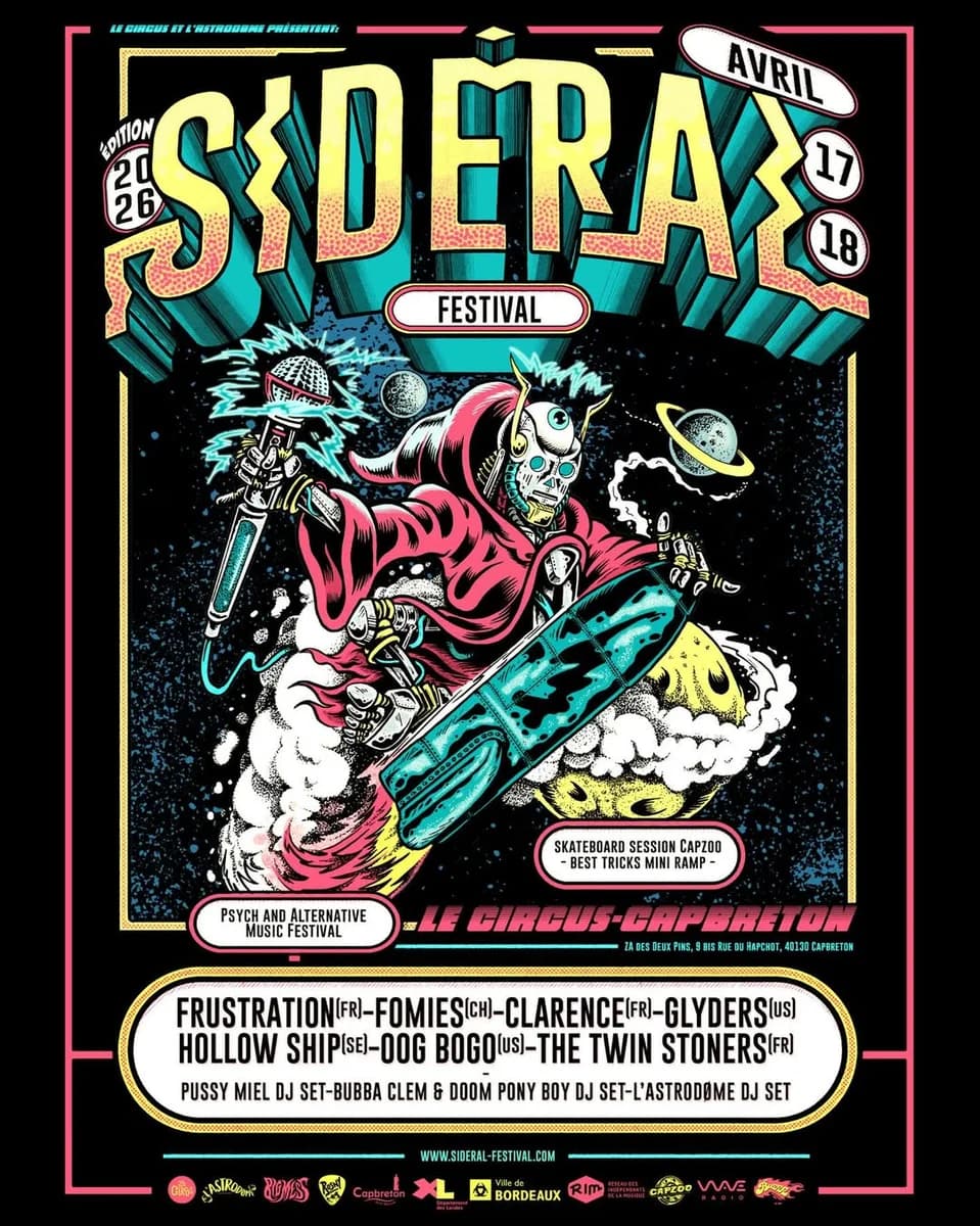 Sidéral Festival 2026 (psych & alternative)