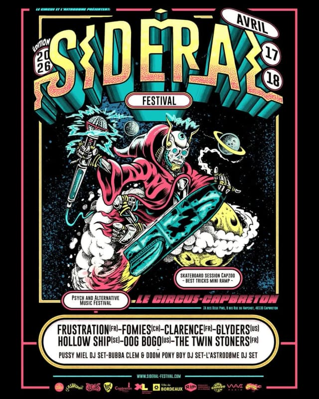 Sidéral Festival 2026 (psych & alternative)