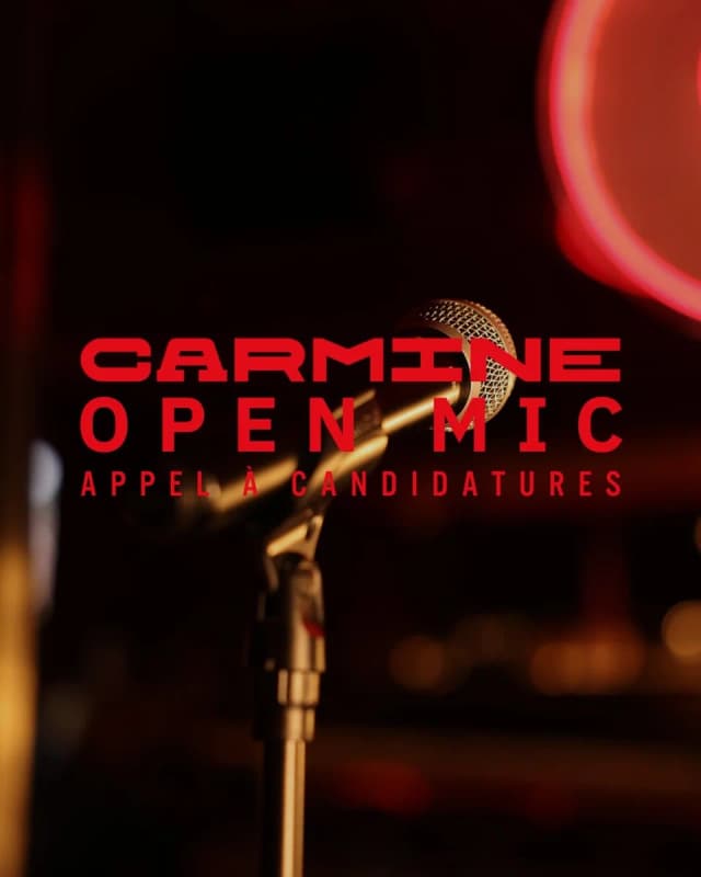Open Mic stand-up au Carmine (1re édition)