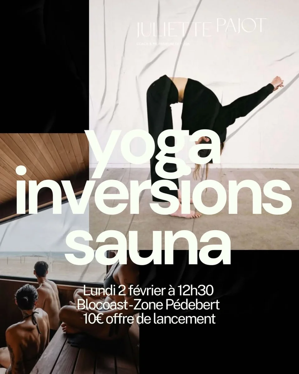Yoga inversions + sauna chez Blocoast