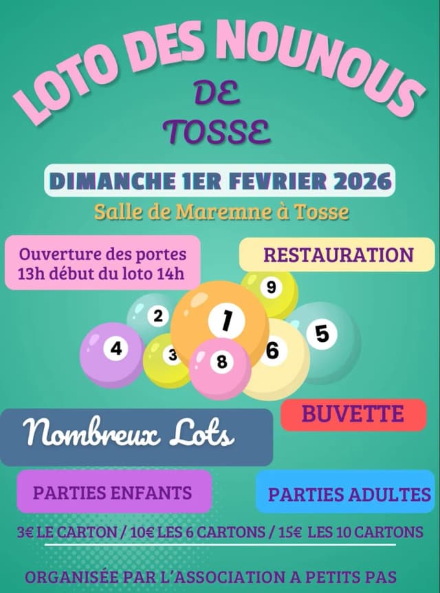 Loto des Nounous de Tosse