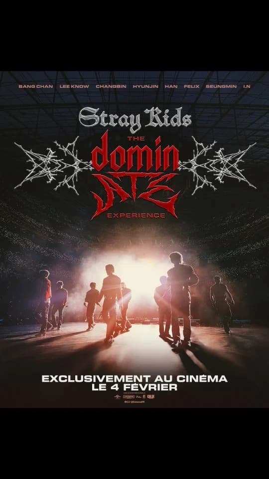 Stray Kids au cinéma : The dominATE Experience