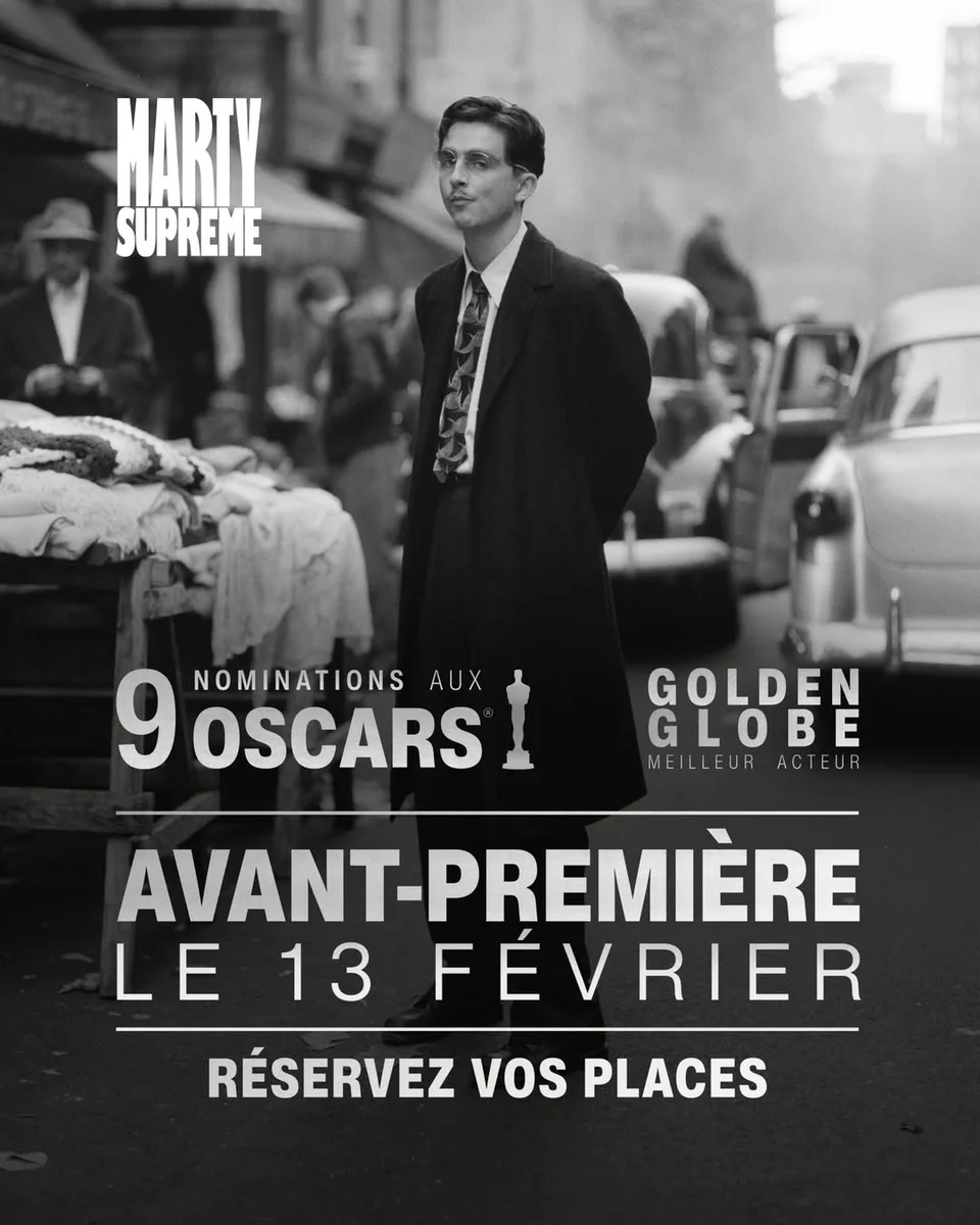 Avant-première du film « Marty Supreme » (CGR)