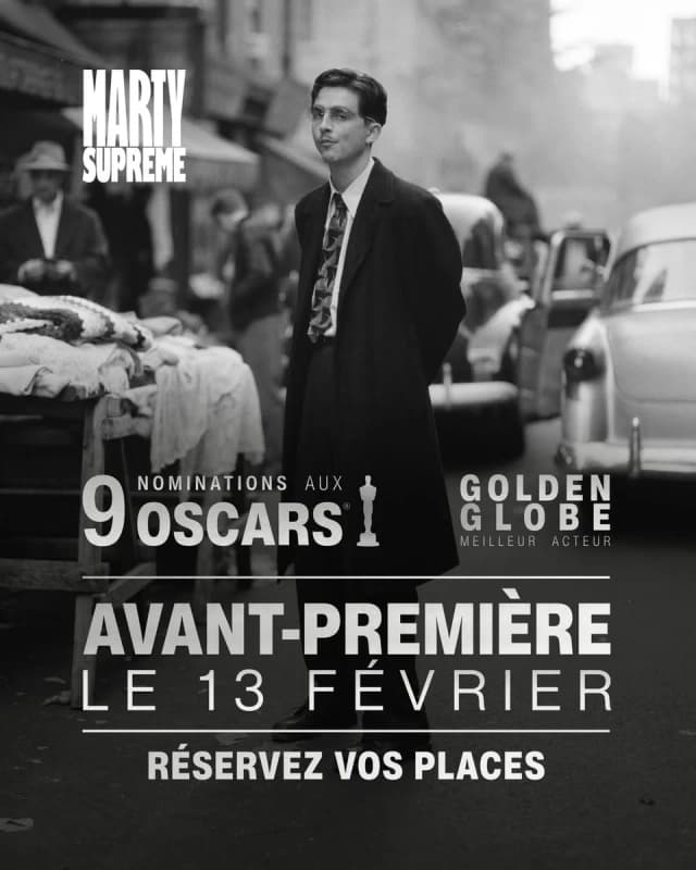 Avant-première du film « Marty Supreme » (CGR)