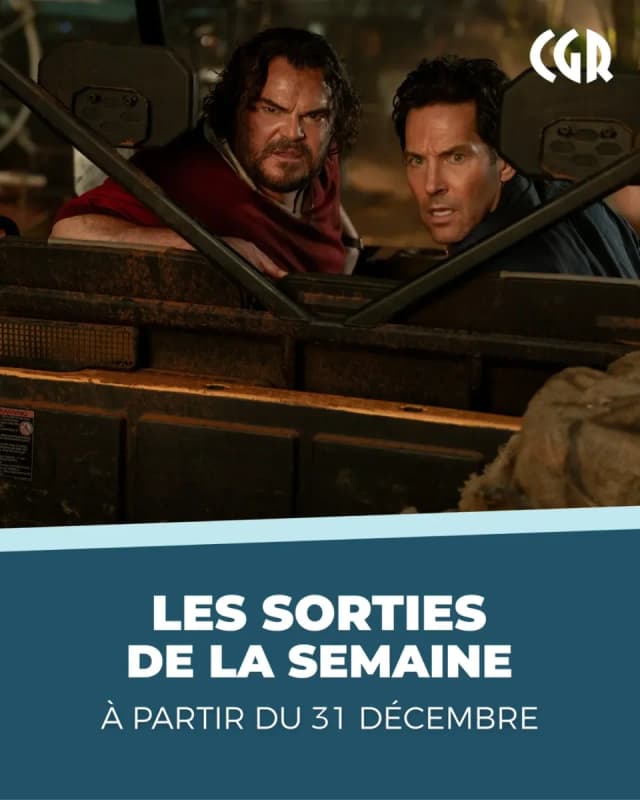 Les sorties de la semaine au CGR Tarnos (à partir du 31 décembre)