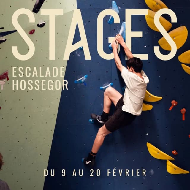 Stages vacances d’hiver – Escalade à Hossegor